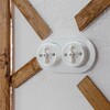 Миниатюра фото рамка из стекла на 2 поста werkel favorit runda белый w0025101 | 220svet.ru