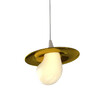Миниатюра фото подвесной светильник delight collection 10238p/1 gold/white | 220svet.ru