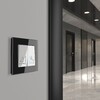 Миниатюра фото выключатель двухклавишный для отелей белый werkel w1120801 | 220svet.ru