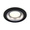 Миниатюра фото комплект встраиваемого светильника ambrella light techno spot xc7622004 sbk/mch черный песок/хром матовый (c7622, n7013) | 220svet.ru