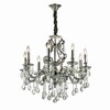 Миниатюра фото подвесная люстра ideal lux gioconda sp8 argento | 220svet.ru