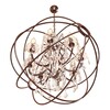 Миниатюра фото подвесная люстра loft it foucaults orb crystal loft1897/8 | 220svet.ru