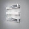 Миниатюра фото настенный светильник ideal lux posta ap4 alluminio | 220svet.ru