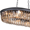 Миниатюра фото люстра crystal 12 black | 220svet.ru