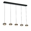Миниатюра фото подвесной светодиодный светильник delight collection md22030002-5b black/clear  | 220svet.ru