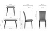 Миниатюра фото обеденная группа woodville эрнал gray / black 599453 | 220svet.ru