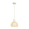 Миниатюра фото подвесной светильник lumion boho 8368/1b белый | 220svet.ru