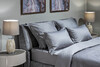 Миниатюра фото простыня сатин серый garda decor 130hb-bsh240180-pros ser | 220svet.ru