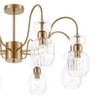Миниатюра фото потолочная люстра escada gloss 1141/8pl clear | 220svet.ru