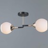 Миниатюра фото потолочный светильник illumico il0689-2csq-24 bk fgd libra | 220svet.ru