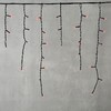 Миниатюра фото гирлянда бахрома 4,9 x 0,5 м красная 220в, 240 led, провод черный пвх, ip54 ltc pil240-11-2r | 220svet.ru