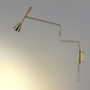 Миниатюра фото настенный светодиодныйсветильник odeon light izzy 7032/1w бронзовый | 220svet.ru