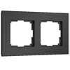 Миниатюра фото рамка из стекла на 2 поста werkel senso soft-touch w0023108 | 220svet.ru