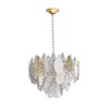 Миниатюра фото подвесная люстра odeon light lace 5052/15 золотой | 220svet.ru