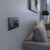 Миниатюра фото диммер werkel графит рифленый w1142004 | 220svet.ru