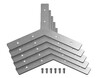 Миниатюра фото соединитель y для алюминиевого профиля profile system ambrella light illumination gp8056 | 220svet.ru