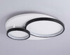 Миниатюра фото настенно-потолочный светодиодный светильник с пультом ду ambrella light acrylica fa7719 | 220svet.ru