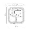 Миниатюра фото светодиодный модуль с драйвером на магнитах с ду /app /rgb novotech 357783 | 220svet.ru