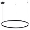 Миниатюра фото подвесной светодиодный светильник lumion echo 6530/67l чёрный 67w | 220svet.ru