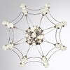 Миниатюра фото подвесной светодиодный светильник odeon light flamenco 6699/35l хром | 220svet.ru