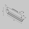 Миниатюра фото трековый однофазный светодиодный светильник maytoni points rot unity tr224-1-12wcct-m-b | 220svet.ru