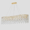 Миниатюра фото подвесная люстра crystal lux abril sp12 l1200 gold | 220svet.ru