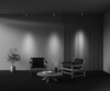 Миниатюра фото потолочный светильник maytoni focus led c055cl-l12w4k-w-pt | 220svet.ru