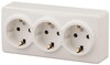 Миниатюра фото розетка эра 3х2p e schuko 16a 250v 11-2208-02 б0020701 | 220svet.ru