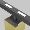 Миниатюра фото трековый магнитынй светодиодный светильник maytoni alfa s tr133-4-7w-ds-bs | 220svet.ru