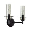 Миниатюра фото бра lumion madonna 6555/2w черный | 220svet.ru