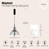 Миниатюра фото подвесной светодиодный светильник maytoni bangkok mod185pl-l11b3k1 | 220svet.ru