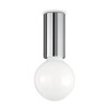 Миниатюра фото потолочный светильник ideal lux petit pl1 cromo | 220svet.ru