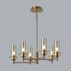Миниатюра фото потолочная люстра на штанге lumion madonna 6554/6c бронза | 220svet.ru