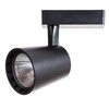 Миниатюра фото трековый однофазный светильник arte lamp atillo a2324pl-1bk | 220svet.ru