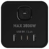 Миниатюра фото сетевой фильтр эра twr-8es-1,5m-4usb-b башня с защитой заземлением с выключателем 8 розеток+4xusba+c 1,5м 16а черный б0069072 | 220svet.ru