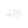 Миниатюра фото подвесная люстра etoile large slamp etosl00prs01t00ledeu | 220svet.ru