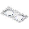 Миниатюра фото встраиваемый светодиодный светильник ambrella light led s234/2 w/ch/wh | 220svet.ru