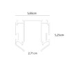 Миниатюра фото профиль для накладного магнитного шинопровода arte lamp linea-accessories a620205 | 220svet.ru