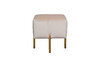Миниатюра фото пуф garda decor mario mario-velv ecru | 220svet.ru