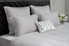 Миниатюра фото простыня на резинке бамбук серая 180*200*30 garda decor 180jod-18004 | 220svet.ru