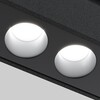 Миниатюра фото трековый магнитный светодиодный светильник maytoni points exility tr031-4-12wtw-m-dsz-b | 220svet.ru