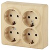 Миниатюра фото розетка эра 4х2p e со шторками schuko 16a 250v 11-2211-11 б0020711 | 220svet.ru