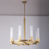 Миниатюра фото подвесная люстра delight collection md2314-8a antique brass | 220svet.ru