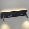 Миниатюра фото настенный светодиодный светильник lumion ledio 5683/17wl черный | 220svet.ru