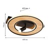 Миниатюра фото потолочный светильник f-promo olika 4438-2c | 220svet.ru