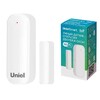 Миниатюра фото умный датчик открытия дверей и окон wi-fi uniel usn-a510 os/wf white | 220svet.ru