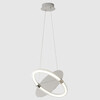 Миниатюра фото подвесной светильник crystal lux nebula sp22w led chrome | 220svet.ru