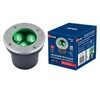 Миниатюра фото ландшафтный светодиодный светильник (ul-00006819) uniel ulu-b10a-3w/green ip67 grey | 220svet.ru