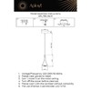 Миниатюра фото подвесной светодиодный светильник aployt agas apl.784.06.01 | 220svet.ru