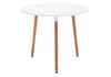 Миниатюра фото обеденная группа woodville уин 80 white / gray 579107 | 220svet.ru
